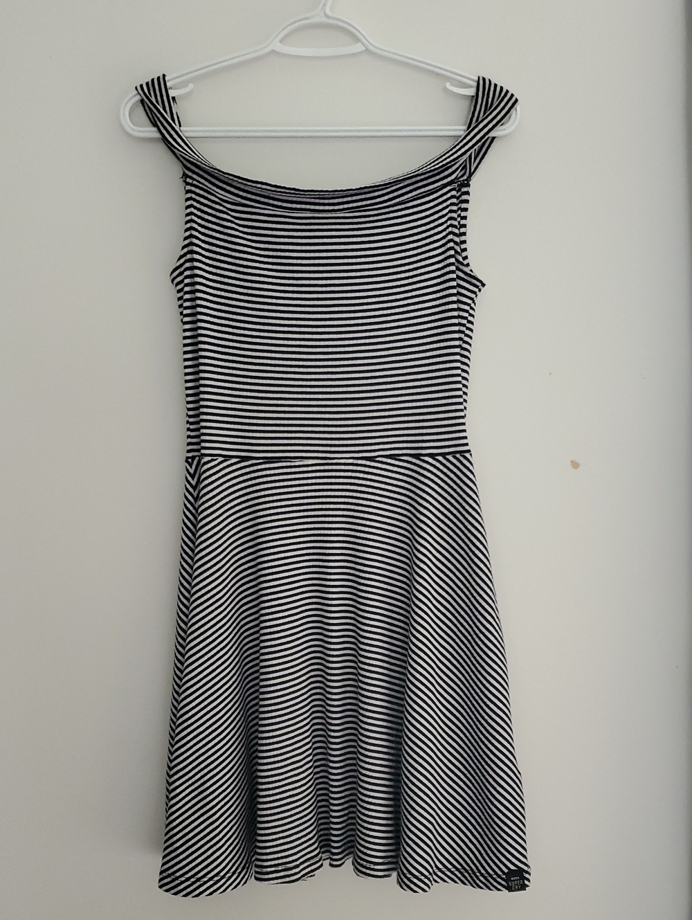 Bardot Rib Skater Dress